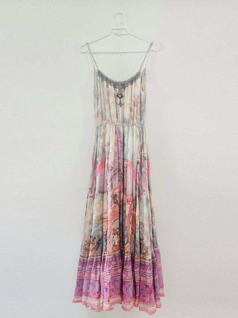 Camilla Electron Libre Dress with Front Tie Detail Size Small - Picture 4 of 14